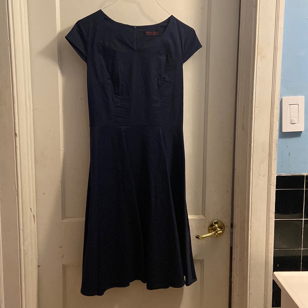 Navy blue dress